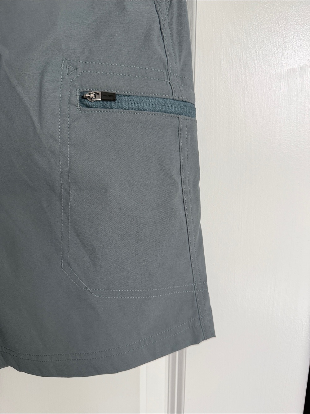 Eddie Bauer Women's Rainer Outdoor Shorts - Light Slate Blue - Picture 3 of 6